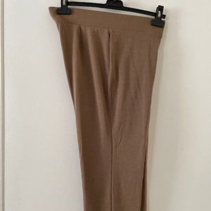 Soft Brown M Petite Knit Pants - J.Jill